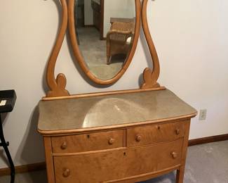 Antique maple dresser