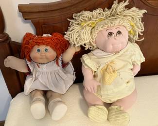Vintage cabbage patch dolls