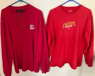 KC Chiefs shirts, men's size XXL