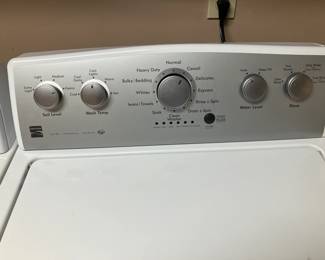 Controls on Kenmore washer
