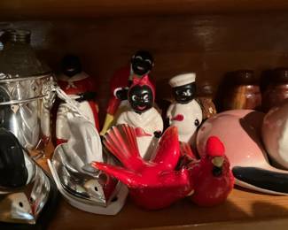 Americana salt and pepper shakers