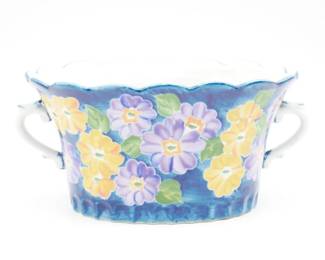 Andrea by Sadek Floral Ceramic Planter