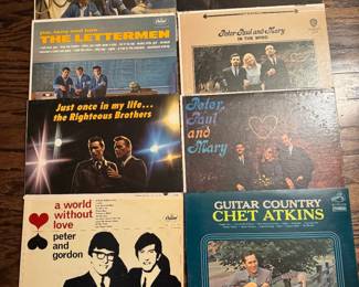 8 Vinyl Records with Various Artists