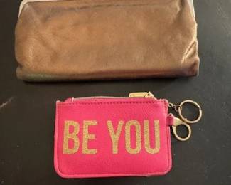 Two Metallic Multi-Function Wallets with Key Rings