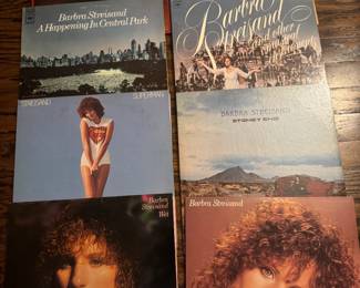 8 Barbara Streisand Vinyl Records