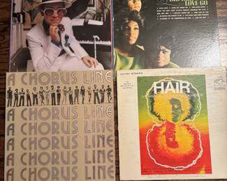 4 Assorted Vinyl Records