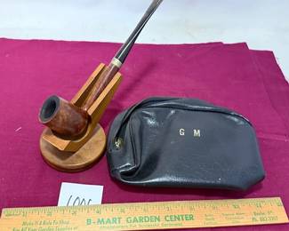 Lorenzo Langia Pipe, Pipe Holder & Pouch