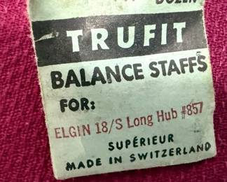 Balance Staffs