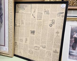 Vintage newspaper