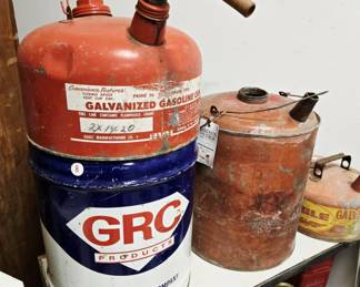 Old Gas Cans