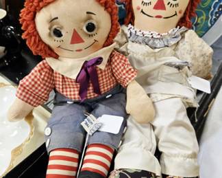 Vintage Raggedy Ann and Andy