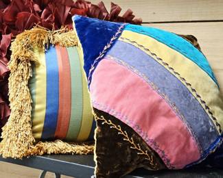 Crazy Quilt Pillow