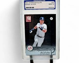 2001 Donruss Elite #5 Derek Jeter PGS 9