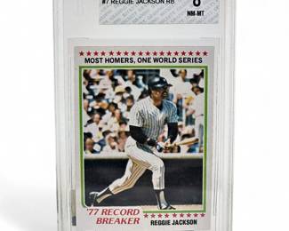 1978 Topps #7 Reggie Jackson Beckett 8
