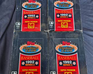 1992 Stadium Club Baseball Series 2 (4) Box Lot