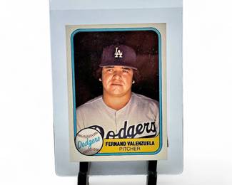 1981 Fleer #140 Fernando Valenzuela Rookie