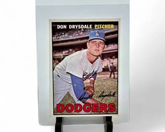 1967 Topps #55 Don Drysdale