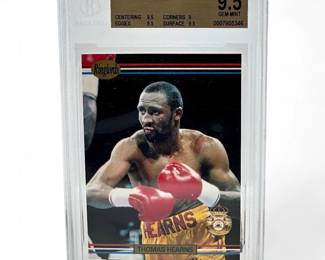 1991 Ringlords #17 Thomas Hearns BGS 9.5 Gem Mint