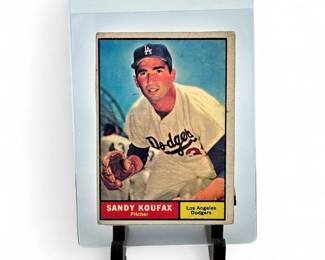 1961 Topps #344 Sandy Koufax