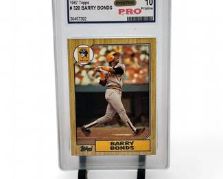 1987 Topps #320 Barry Bonds PR0 10 Rookie