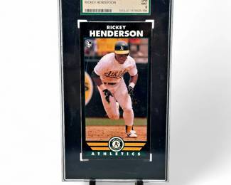 1993 Diamond Marks Rickey Henderson SGC 96 Mint