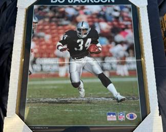 Bo Jackson 16x20 Gold Framed Oakland Raiders Photo