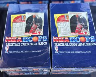 1990 NBA Hoops (4) Box Lot Factory Sealed Michael Jordan