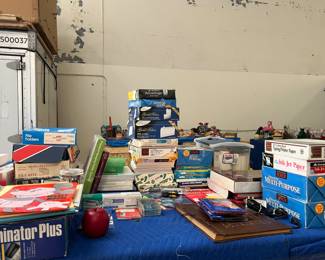 You don’t want to miss this! So much to sell, we needed a warehouse!
Unbelievable assortment of over 50 years of carefully curated items from a lovely estate — with something for everyone.
Including an enormous selection of builder's and landscaping tools, supplies, accessories and so much more.
Browse a wide variety of antiques, furniture, home decor, glassware, collectibles, games, electronics and Christmas decorations. Plus CDs, DVDs (many Disney classics), books, retro items and more. Including over 50 brand-new items in their original packaging!