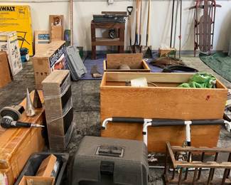 You don’t want to miss this! So much to sell, we needed a warehouse!
Unbelievable assortment of over 50 years of carefully curated items from a lovely estate — with something for everyone.
Including an enormous selection of builder's and landscaping tools, supplies, accessories and so much more.
Browse a wide variety of antiques, furniture, home decor, glassware, collectibles, games, electronics and Christmas decorations. Plus CDs, DVDs (many Disney classics), books, retro items and more. Including over 50 brand-new items in their original packaging!