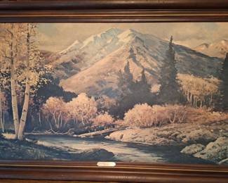 Robert Wood White Mountains And Aspens Numbered