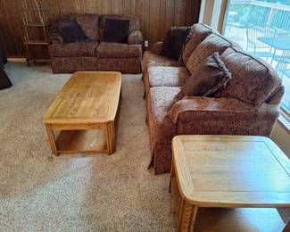 Couch, Loveseat And Coffee Table End Table