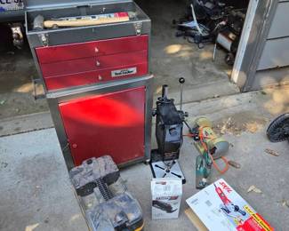 Tool Locker, Router Table, Bench Tools, And More
