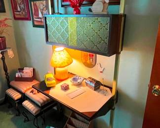 Mid-Century Hanging desk!