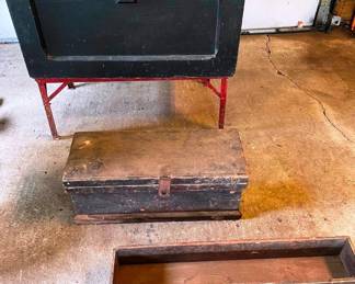 Nice antique toolboxes