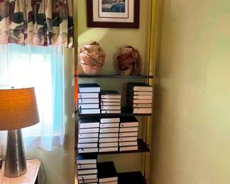 Mid-Century hanging bookshelf!