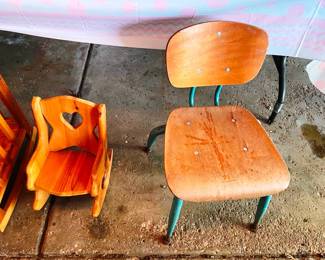 Mid-Century child's chair