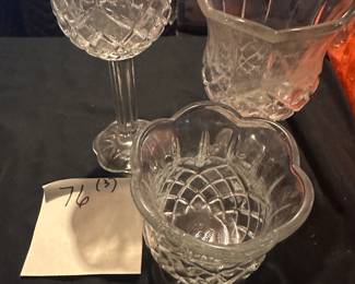 Set of 3 Victorian candle stick