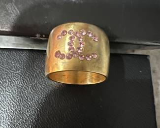 Authentic vintage Chanel ring