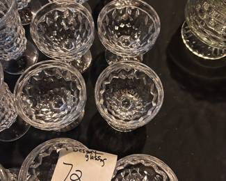 Set of 8 dessert glasses