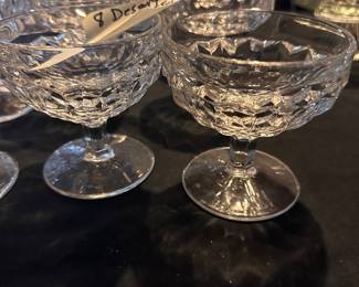 Set of dessert glasses