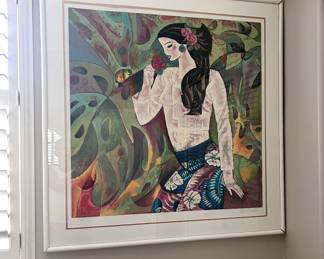 Zhou Ling 'Girl With Flower'