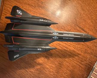 Model of the Lockheed SR-71 Blackbird