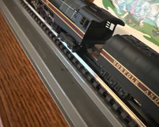 model of the Norfolk & Western Class J steam locomotive, specifically a model of the iconic No. 611. 