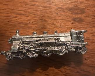 Franklin Mint Pewter locomotive