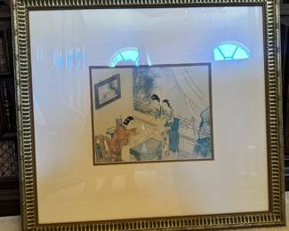 Lots of beautiful framed art for art lovers!