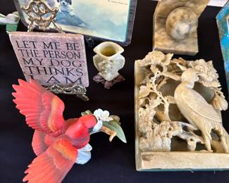 Collection of various animal collectibles