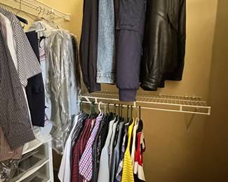 Men's dress clothing and jackets