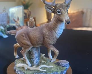 vintage Andrea by Sadek porcelain figurine of a stag