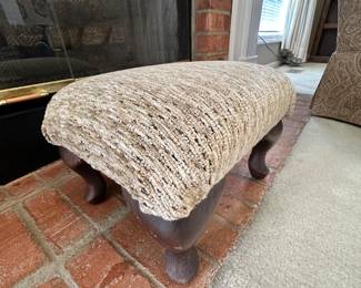 upholstered foot stool