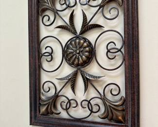 Metal interior wall art
